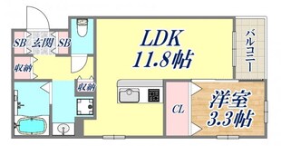 シェルプール6の物件間取画像